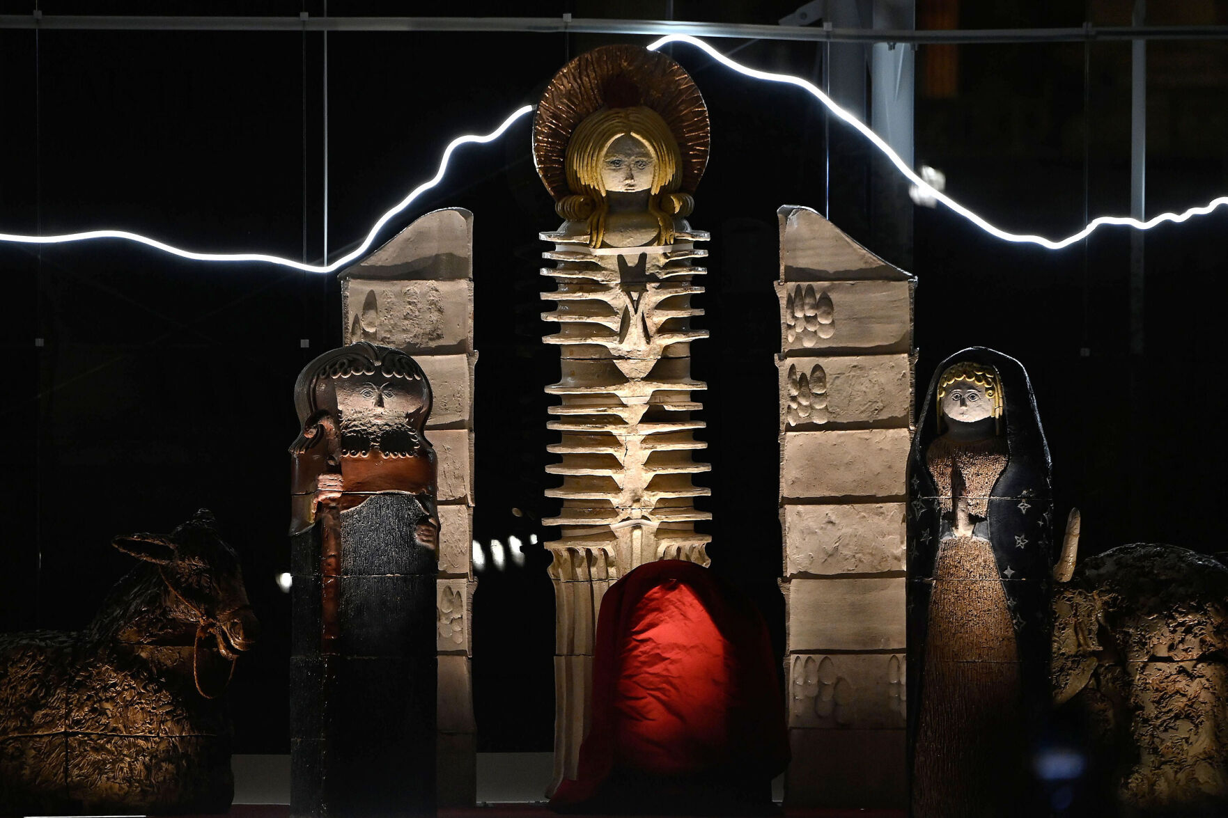 Mary, Joseph and... an astronaut? The Vatican's unconventional nativity scene mocked